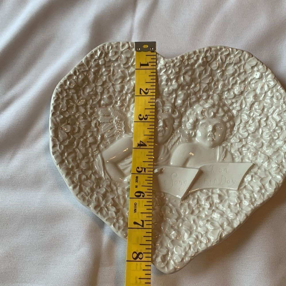 Ceramic Angel Display Plate - Picture 6 of 7
